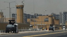 Đại sứ quán Mỹ tại Baghdad, Iraq. Ảnh: Getty Images/TTXVN