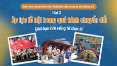 Biến đổi nghi thức và không gian lễ hội đương đại - Bài 2: Giới hạn bền vững từ thực tiễn quản lý