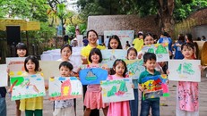 Cuộc thi mỹ thuật toàn quốc "Di sản trong mắt em 2026". Ảnh: Khánh Hòa