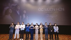 Đoàn làm phim Ốc mượn hồn trong buổi premiere tại Hà Nội tối 28/5