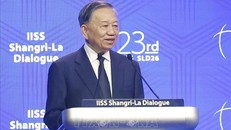 Tổng Bí thư, Chủ tịch nước Tô Lâm phát biểu dẫn đề tại Đối thoại Shangri-La lần thứ 23 và trả lời một số câu hỏi của đại biểu tham dự. Ảnh: Thống Nhất/TTXVN