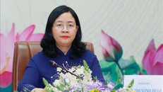 Đồng chí Bùi Thị Minh Hoài, Ủy viên Bộ Chính trị, Bí thư Trung ương Đảng, Chủ tịch Ủy ban Trung ương MTTQ Việt Nam. Ảnh: TTXVN