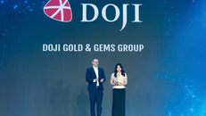Tập đoàn Vàng bạc Đá quý DOJI lần thứ tư được vinh danh “Nơi làm việc tốt nhất châu Á” (Ảnh: DOJI).
