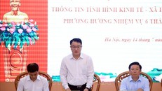 Thứ trưởng Bộ Tài chính Trần Quốc Phương phát biểu. Ảnh: Tuấn Anh/TTXVN