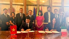 Hà Nội và Rome ký Tuyên bố chung tăng cường hợp tác toàn diện
