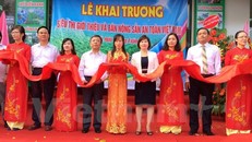 Khai trương siêu thị tiêu thụ nông sản an toàn đầu tiên ở Hà Nội