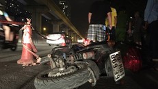 Hiện trường vụ việc. Ảnh: Nguyễn Hoàn.