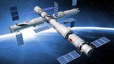 Thiết kế của trạm vũ trụ Thiên Cung 2. Ảnh: PBS.