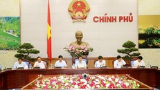 Phó Thủ tướng Vương Đình Huệ chủ trì cuộc họp cho ý kiến về Bộ tiêu chí nông thôn mới giai đoạn 2016-2020. Ảnh: VGP/Thành Chung