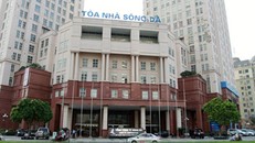 Toà nhà Sông Đà - nơi ông Vũ Đức Thuận bị Cơ quan điều tra Bộ Công an bắt giữ, khám xét.