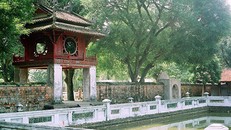 Văn Miếu - Quốc Tử Giám là khu di tích quốc gia đặc biệt. Ảnh: Xuân Hoa