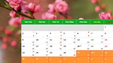 Lịch nghỉ Tết nguyên đán 2017.