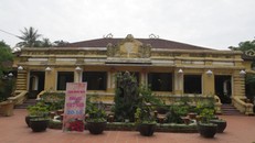 Công trình Thượng thư Bộ Học nay được sử dụng làm Không gian Văn hóa Lục Bộ. Ảnh: Võ Thạnh.