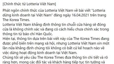 Ảnh chụp từ facebook Lotteria Việt Nam