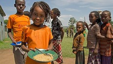Trẻ em ở Ethiopia (Ảnh: FAO)