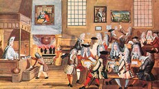 Một quán cà phê ở London, thế kỷ 17. (Hình ảnh: Lordprice Collection/Alamy)