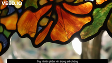 Hiểu về nghệ thuật Tiffany: Những vết nứt trên chao đèn 