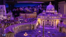 Mô hình của Quảng trường Thánh Peter ở Thành phố Vatican
