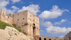 Thành phố cổ Aleppo (Syria) trước cuộc động đất. 