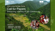Thông báo mời viết bài nghiên cứu cho ấn phẩm về "Di sản Sống 2024"
