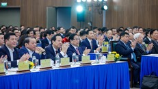 Thủ tướng Phạm Minh Chính dự Hội nghị tổng kết công tác năm 2024 và triển khai nhiệm vụ năm 2025 của ngành kế hoạch và đầu tư - Ảnh: VGP/Nhật Bắc
