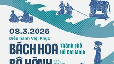 TP.HCM lần đầu tổ chức Ngày hội Việt phục “Bách Hoa Bộ Hành”