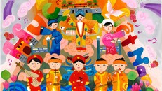 Tác phẩm “Huế – Một thoáng cố đô” của em Ngô Kỳ Hân (2014), Giải Nhất Bảng A (dưới 12 tuổi). 