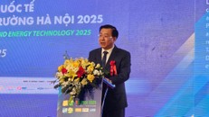 Ông Võ Nguyên Phong, Thành ủy viên, Giám đốc Sở Công Thương Hà Nội phát biểu khai mạc tại sự kiện. 