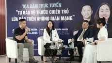 Nhiều hình thức và cách thức lừa đảo trên không gian mạng được làm rõ thông qua trao đổi. (Ảnh:BTC)