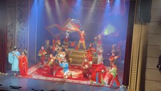 Tuồng, Chèo và Cải lương lần đầu tiên cùng xuất hiện trong một tác phẩm nghệ thuật sau sáp nhập (Ảnh: Khánh Ly)