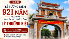 Hà Nội tổ chức lễ tưởng niệm 921 năm ngày hóa Thái úy Việt Quốc Công Lý Thường Kiệt