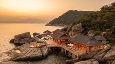 Khu nghỉ dưỡng Six Senses Ninh Van Bay. (Ảnh: CTV/Vietnam+)