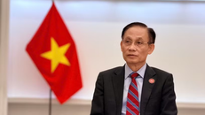 Ủy viên Bộ Chính trị, Bộ trưởng Bộ Ngoại giao Lê Hoài Trung. (Ảnh: TTXVN phát)