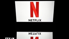 Biểu tượng Netflix. (Ảnh: AFP/TTXVN)