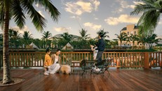 Không gian riêng và khoảng xanh quanh biệt thự Ocean City mang lại phút giấy thư giãn cho cả gia đình