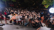 Không gian nghệ thuật mở thu hút khán giả Thủ đô tham gia Tán Đa Show. (Ảnh: BTC)