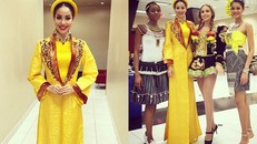 Phạm Hương giới thiệu di sản văn hóa phi vật thể tại HHHV 2015