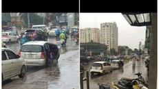 Hãy cảm thông cho người phụ nữ đỗ ô tô 'tè bậy' giữa đường phố!