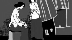 Con dâu tắm cho cha chồng, con trai vệ sinh cho mẹ