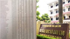 Hiện tại, Sở GD&ĐT Lạng Sơn đang vào cuộc rà soát lại toàn bộ quy trình coi thi, chấm thi THPT quốc gia 2018 - Ảnh: VietNamMoi