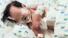 Bé gái 10 tháng tuổi kháng tất cả các loại kháng sinh - Ảnh: VietNamNet