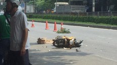 Va chạm với xe đầu kéo, người phụ nữ chết thảm trên quốc lộ