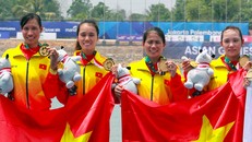Đoàn Việt Nam giành huy chương vàng đầu tiên tại ASIAD 18