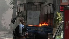 Hiện trường vụ cháy. Ảnh: Tiền Phong