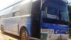 Hiện trường vụ tai nạn thương tâm. (Ảnh: Hương Nhàn)