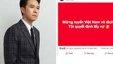 Mừng Việt Nam vô địch AFF Cup, Lê Hiếu gây sốc: 'Tôi sẽ lấy vợ'