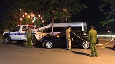 Tài xế say rượu đâm vào CSGT đang làm nhiệm vụ khiến một chiến sĩ bị thương