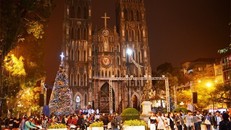 Rộn ràng không khí Giáng sinh trên khắp mọi miền đất nước