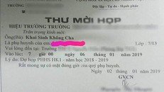 Thư mời họp phụ huynh 'kỳ quái' gây bức xúc ở TPHCM