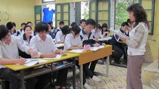 Những áp lực sổ sách ảnh hưởng đến hoạt động chuyên môn của giáo viên. (Ảnh minh họa: PM/Vietnam+)